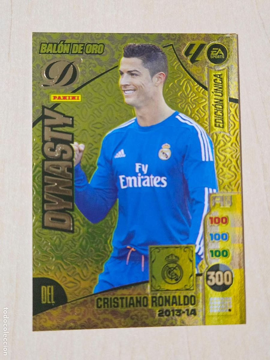Cromos de F&uacute;tbol: Bal&oacute;n de Oro Dynasty 2013 14 cristiano ronaldo real madrid , Edici&oacute;n &Uacute;nica Panini Adrenalyn 2024 25