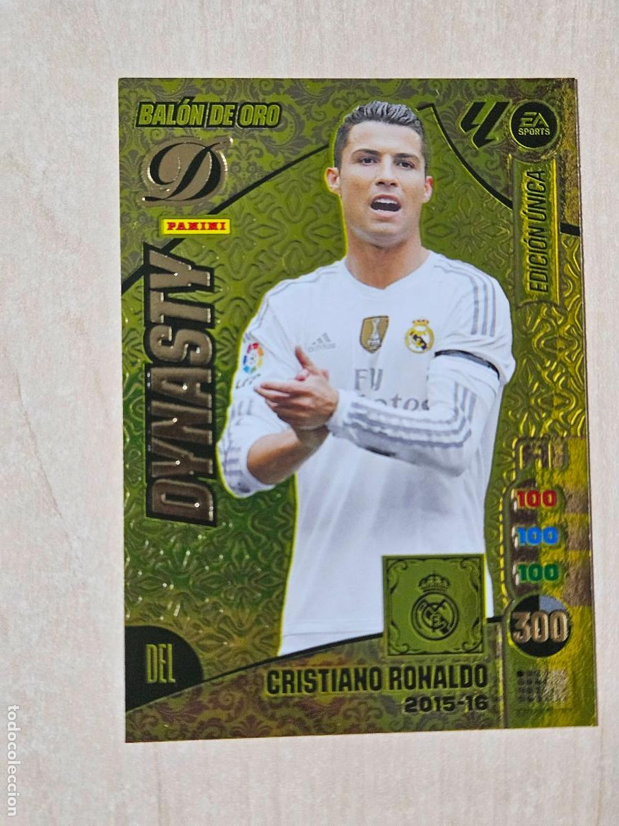 Cromos de F&uacute;tbol: Bal&oacute;n de Oro Dynasty 2015 16 cristiano ronaldo real madrid , Edici&oacute;n &Uacute;nica Panini Adrenalyn 2024 25
