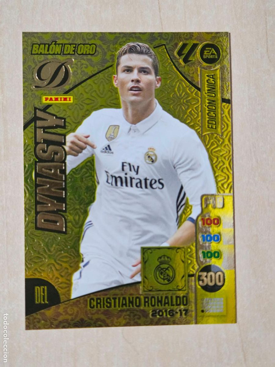 Cromos de F&uacute;tbol: Bal&oacute;n de Oro Dynasty 2016 17 cristiano ronaldo real madrid , Edici&oacute;n &Uacute;nica Panini Adrenalyn 2024 25