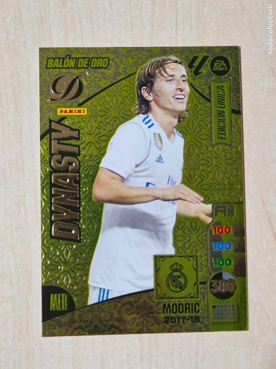 Cromos de F&uacute;tbol: Bal&oacute;n de Oro Dynasty 2017 18 modric real madrid , Edici&oacute;n &Uacute;nica Panini Adrenalyn 2024 25