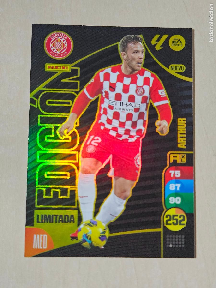 Fu&szlig;ball-Sticker: FICHA ARTHUR - ADRENALYN 24 25 - PANINI 2024 - 25 - CROMO - EDICION LIMITADA