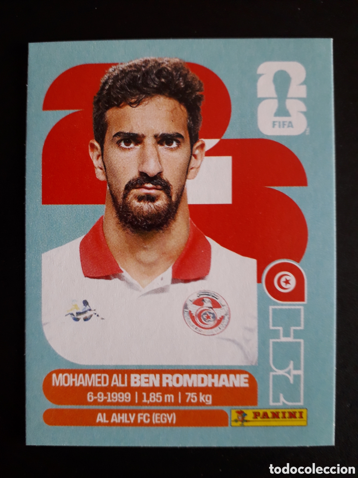 Fu&szlig;ball-Sticker: BEN ROMDHANE T&Uacute;NEZ TUN 12 MUNDIAL F&Uacute;TBOL 2026 FIFA WORLD CUP PANINI SIN PEGAR PEDIDO M&Iacute;NIMO 3&euro;
