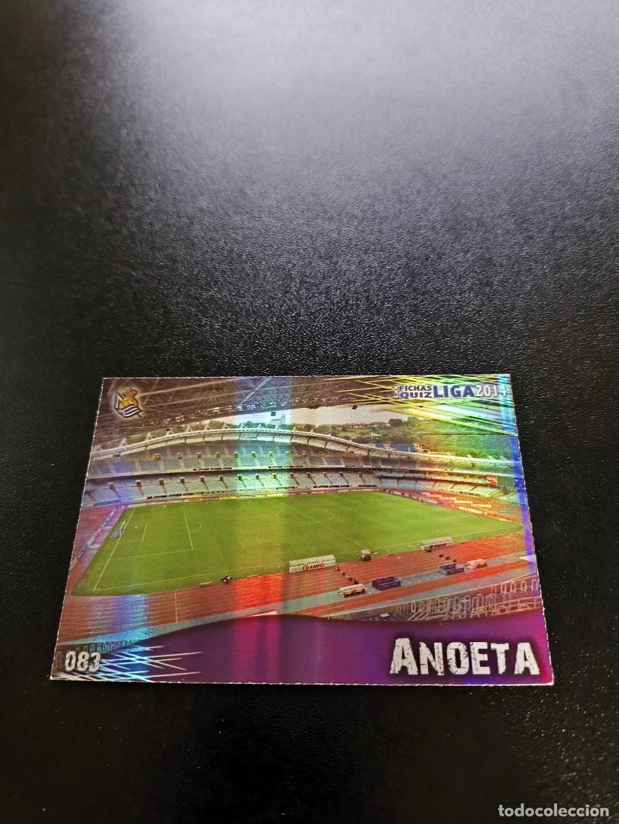 Fu&szlig;ball-Sticker: 83 ANOETA REAL SOCIEDAD FONDO RAYAS MUNDICROMO LIGA 2013 2014 13 14 NO PANINI ESTE
