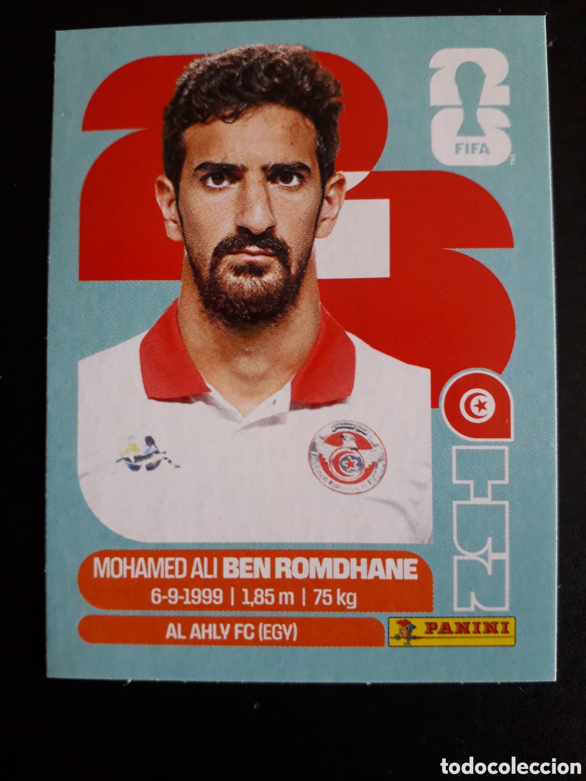 Fu&szlig;ball-Sticker: BEN ROMDHANE T&Uacute;NEZ TUN 12 MUNDIAL F&Uacute;TBOL 2026 FIFA WORLD CUP PANINI SIN PEGAR PEDIDO M&Iacute;NIMO 3&euro;