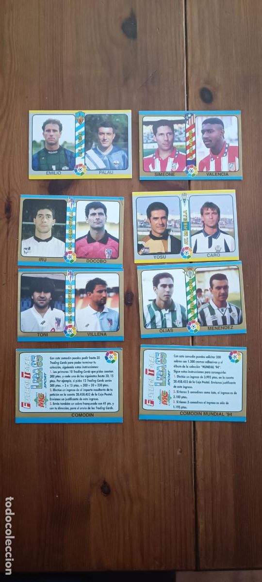 Fu&szlig;ball-Sticker: CROMOS FUTBOL TOTAL LIGA 95 MUNDICROMO - SE VENDEN POR SEPARADO. SIMEONE BETIS.