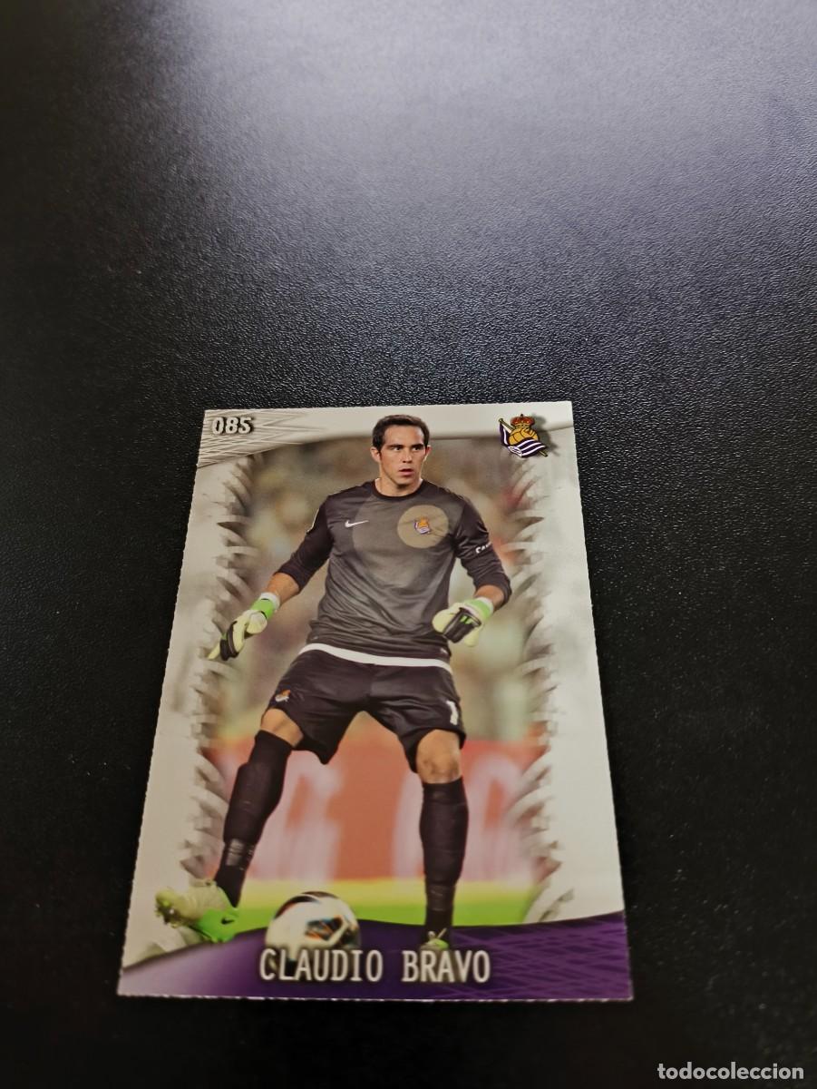 Fu&szlig;ball-Sticker: 85 Claudio Bravo REAL SOCIEDAD MUNDICROMO LIGA 2013 2014 13 14 NO PANINI ESTE