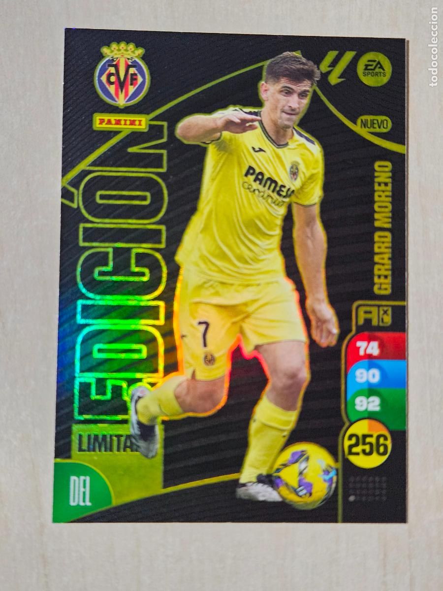 Fu&szlig;ball-Sticker: FICHA GERARD MORENO - ADRENALYN 24 25 - PANINI 2024 - 25 - CROMO - EDICION LIMITADA