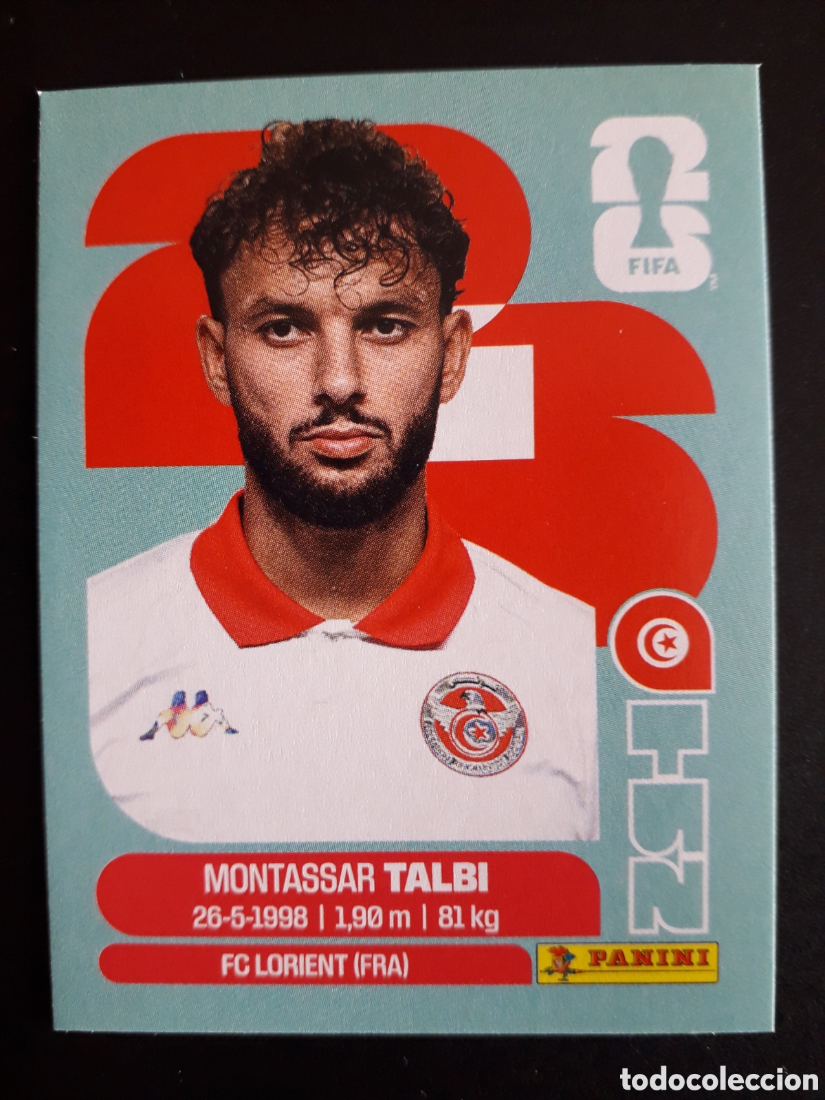 Cromos de F&uacute;tbol: TALBI T&Uacute;NEZ TUN 5 MUNDIAL F&Uacute;TBOL 2026 FIFA WORLD CUP PANINI SIN PEGAR PEDIDO M&Iacute;NIMO 3&euro;