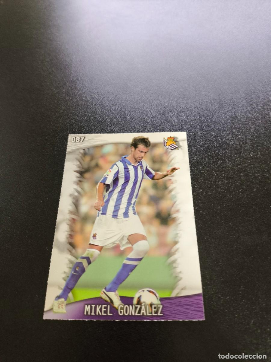 Cromos de F&uacute;tbol: 87 Mikel Gonz&aacute;lez REAL SOCIEDAD MUNDICROMO LIGA 2013 2014 13 14 NO PANINI ESTE