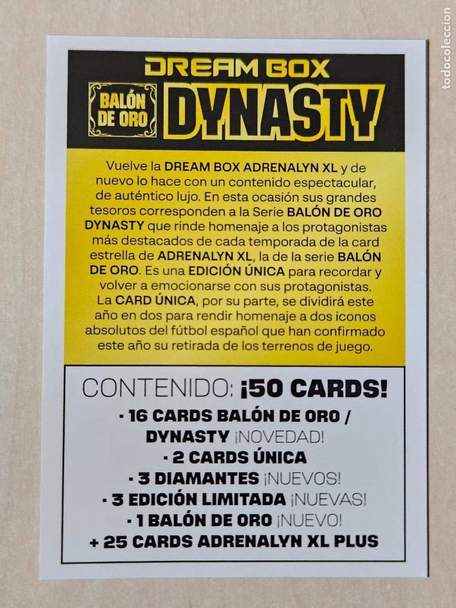 Cromos de F&uacute;tbol: CROMO DE FUTBOL INDICE DREAM BOX DYNASTY LIGA 2024 2025 ADRENALYN XL PANINI !