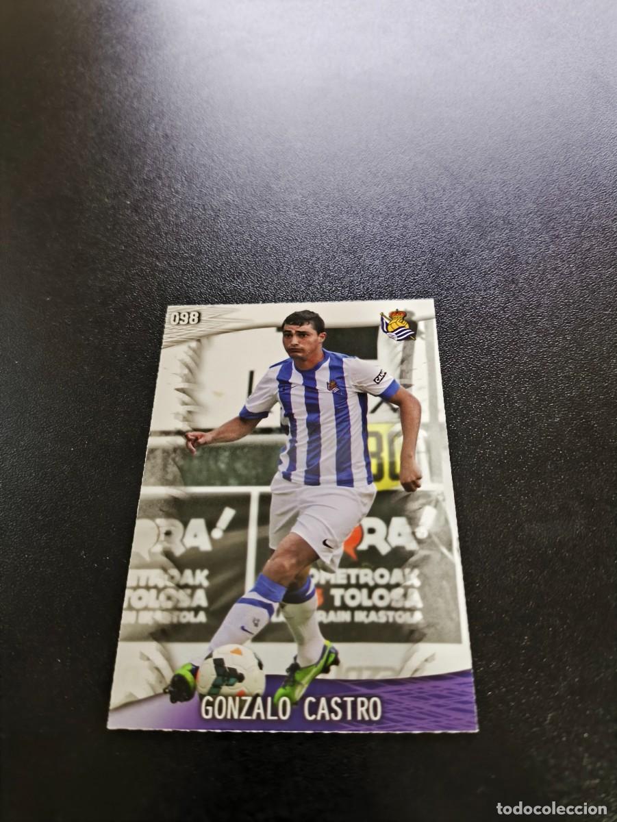 Cromos de F&uacute;tbol: 98 Gonzalo Castro REAL SOCIEDAD MUNDICROMO LIGA 2013 2014 13 14 NO PANINI ESTE