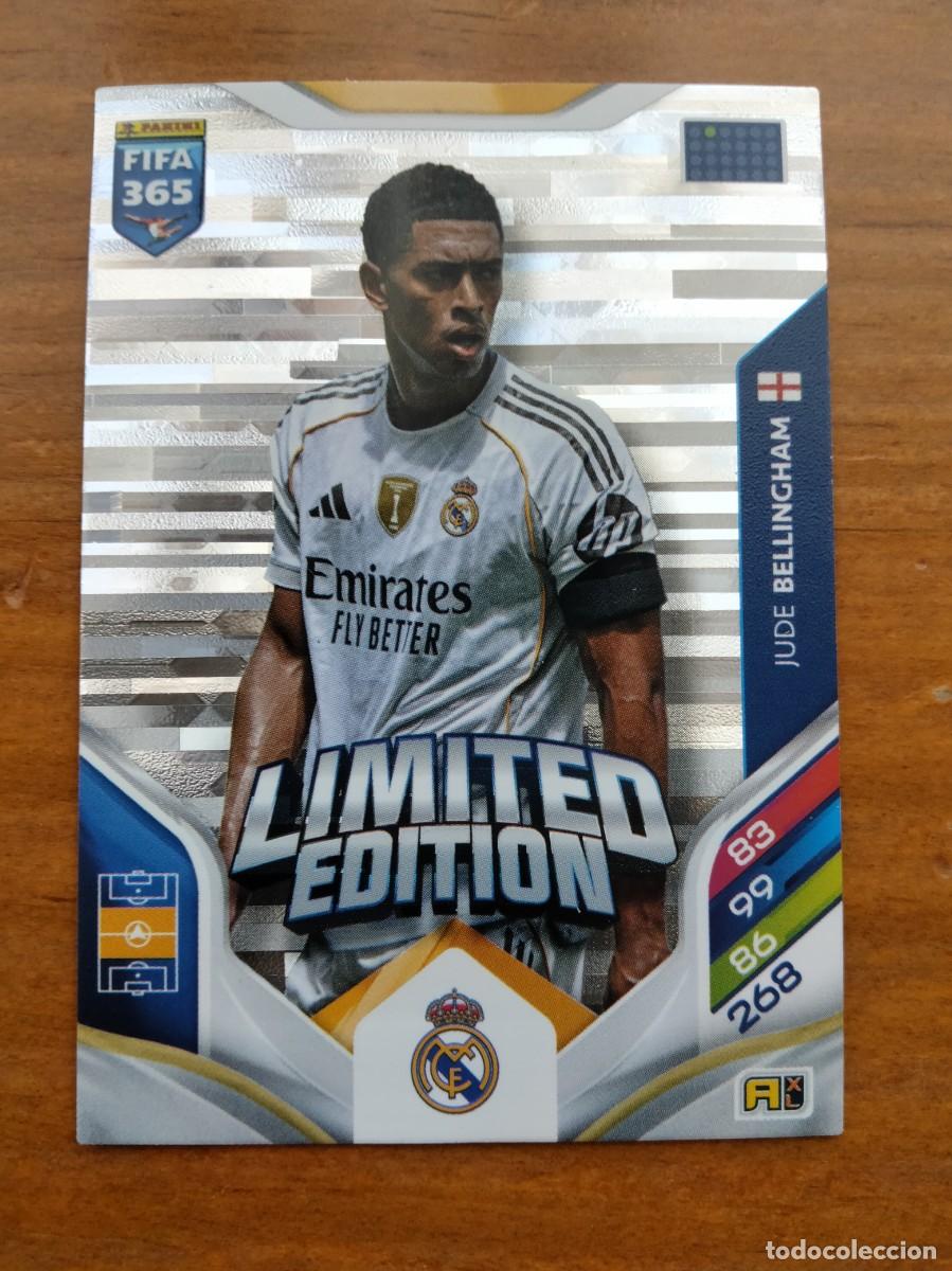 Cromos de F&uacute;tbol: Bellingham Real Madrid card limited edition edici&oacute;n limitada 25 26 fifa 365 2025 2026 panini