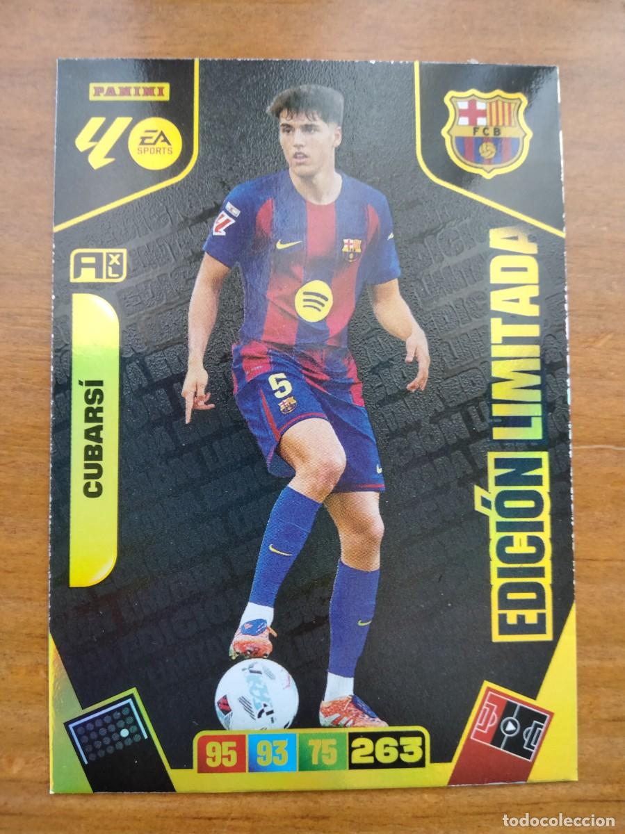 Cromos de F&uacute;tbol: Cubarsi Barcelona card limited edition edici&oacute;n limitada 25 26 Adrenalyn panini