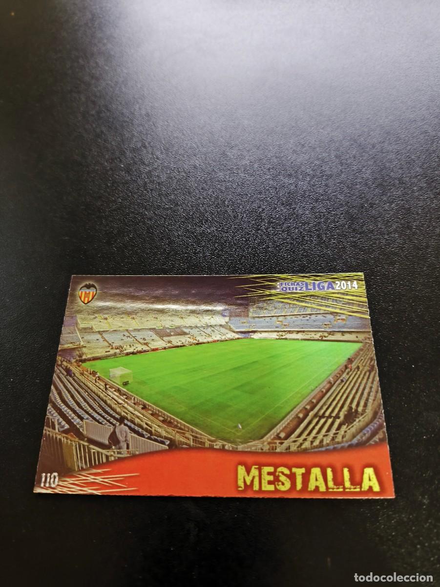 Cromos de F&uacute;tbol: 110 MESTALLA BRILLO LISO VALENCIA MUNDICROMO LIGA 2013 2014 13 14 NO PANINI ESTE