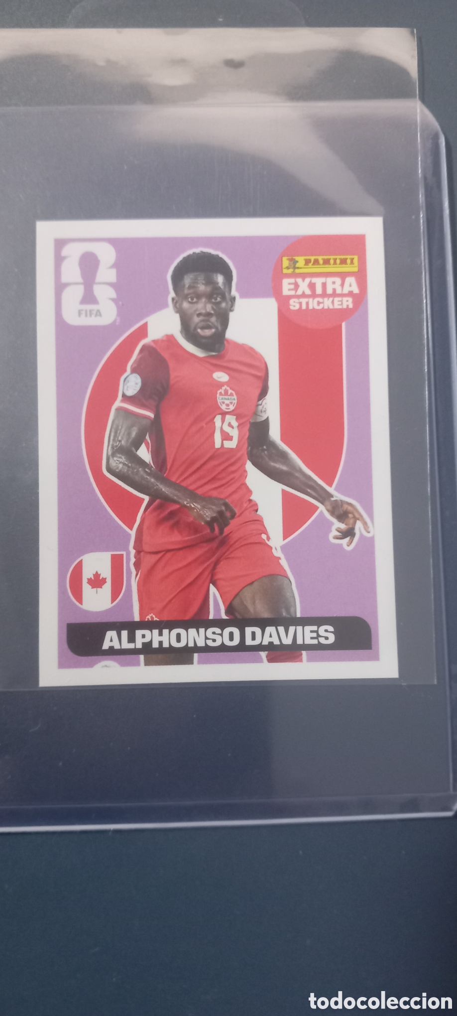 Cromos de F&uacute;tbol: Alphonso Davies EXTRA STICKER PANINI USA 2026