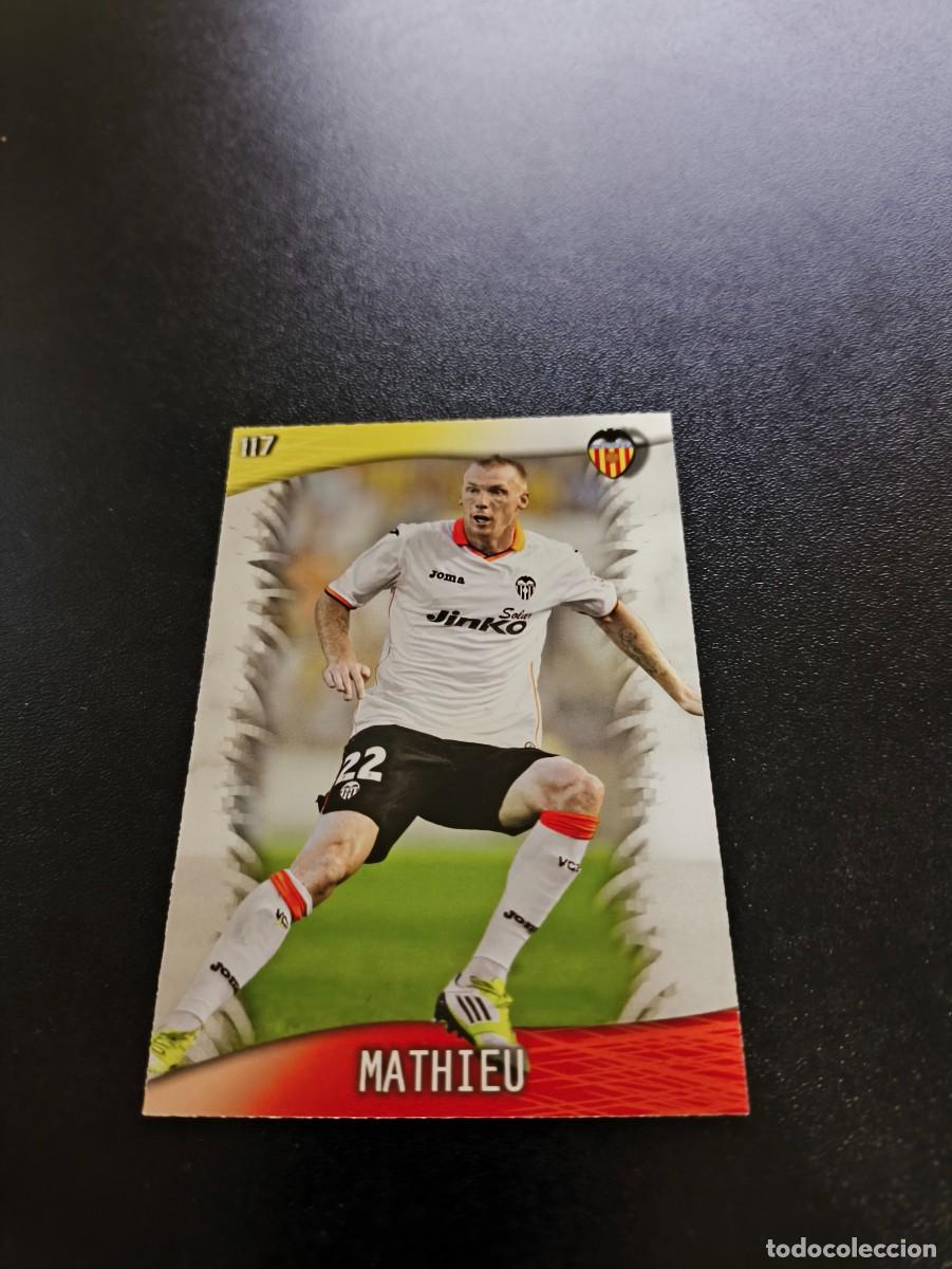 Football Stickers: 117 J&eacute;r&eacute;my Mathieu VALENCIA MUNDICROMO LIGA 2013 2014 13 14 NO PANINI ESTE MEGACRACKS
