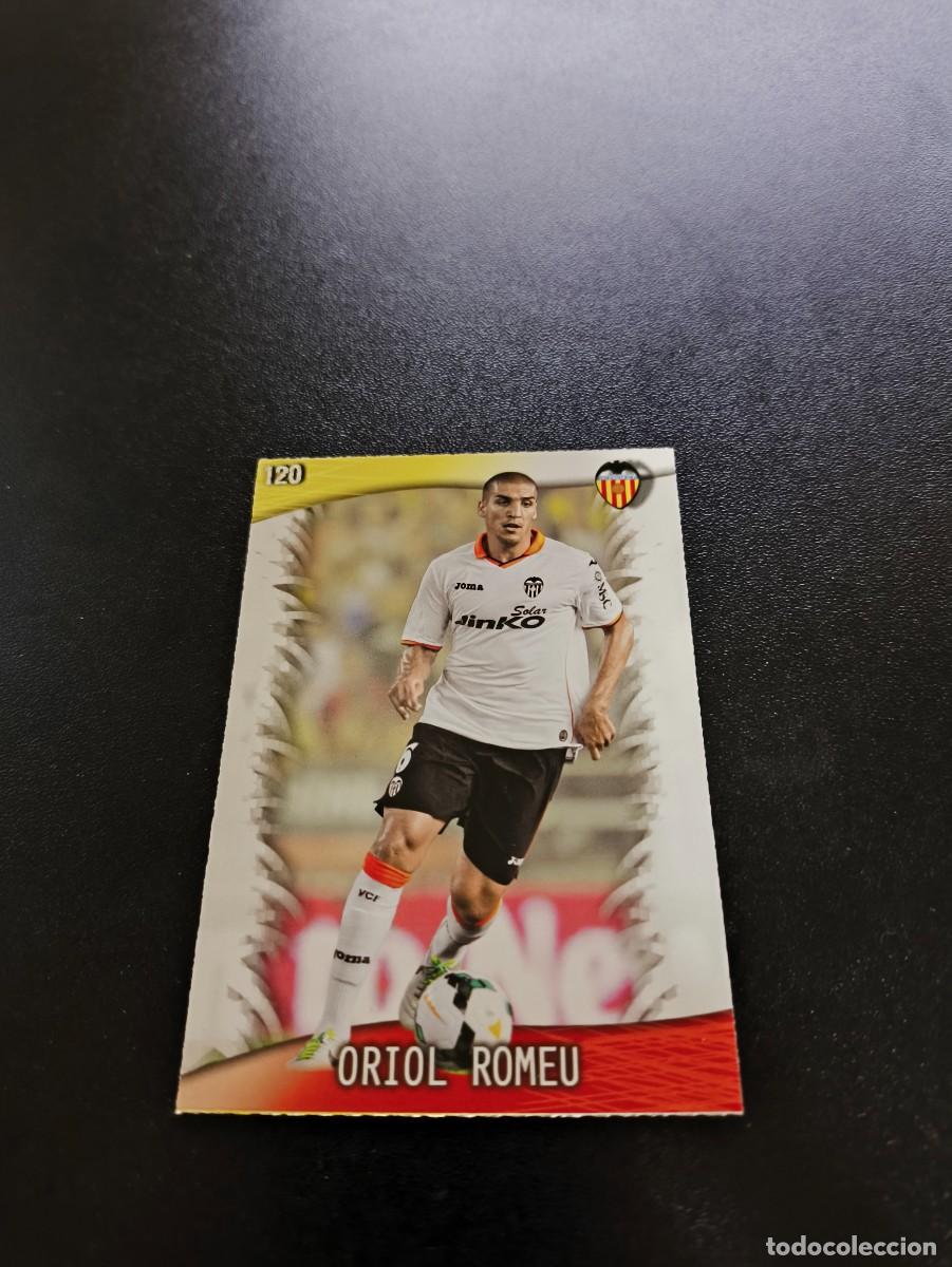 Football Stickers: 120 Oriol Romeu VALENCIA MUNDICROMO LIGA 2013 2014 13 14 NO PANINI ESTE MEGACRACKS