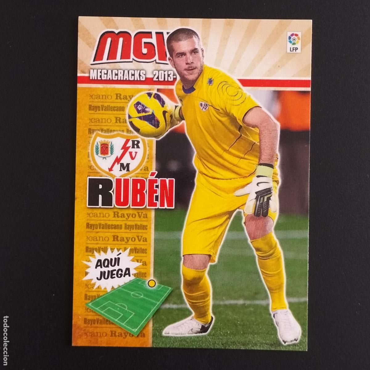 Cromos de F&uacute;tbol: MGK FICHAJE BIS 254 RUBEN RAYO VALLECANO CROMOS ALBUM MEGACRACKS LIGA FUTBOL 2013 2014 13 14