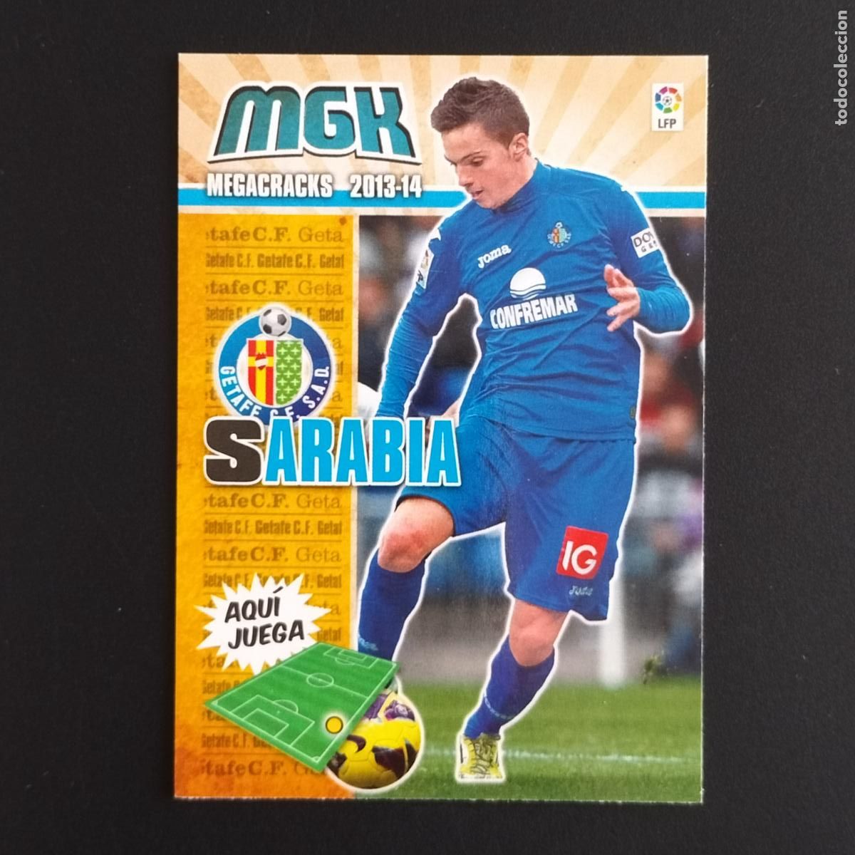 Cromos de F&uacute;tbol: MGK FICHAJE BIS 161 SARABIA GETAFE CROMOS ALBUM MEGACRACKS LIGA FUTBOL 2013 2014 13 14