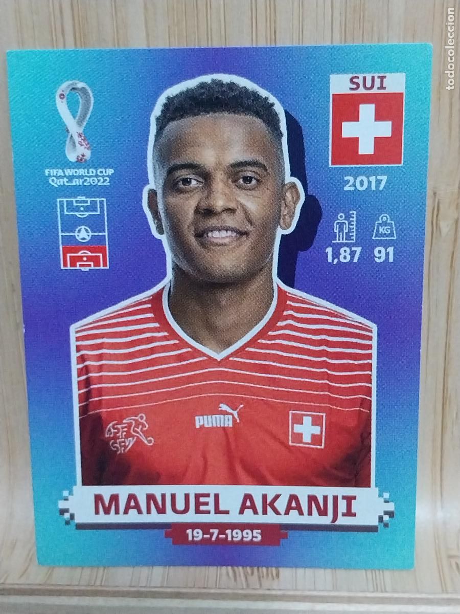 Cromos de F&uacute;tbol: AKANJI SUIZA SUI 5 QATAR 2022 PANINI CROMO SIN PEGAR NUNCA ORIGINAL *