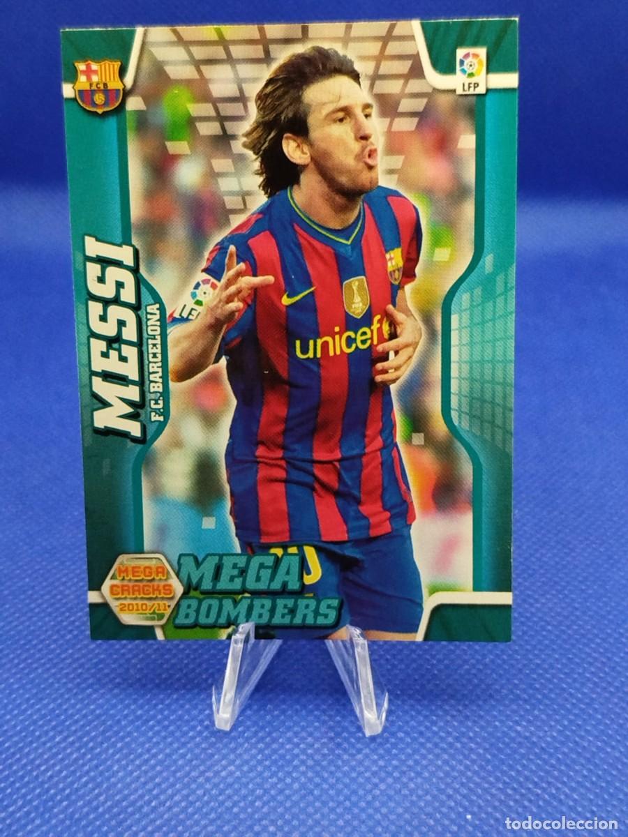 Cromos de Futebol: #397 LIONEL MESSI FC BARCELONA 2010 2011 PANINI MEGACRACKS MGK &rdquo;MEGA BOMBERS&rdquo;