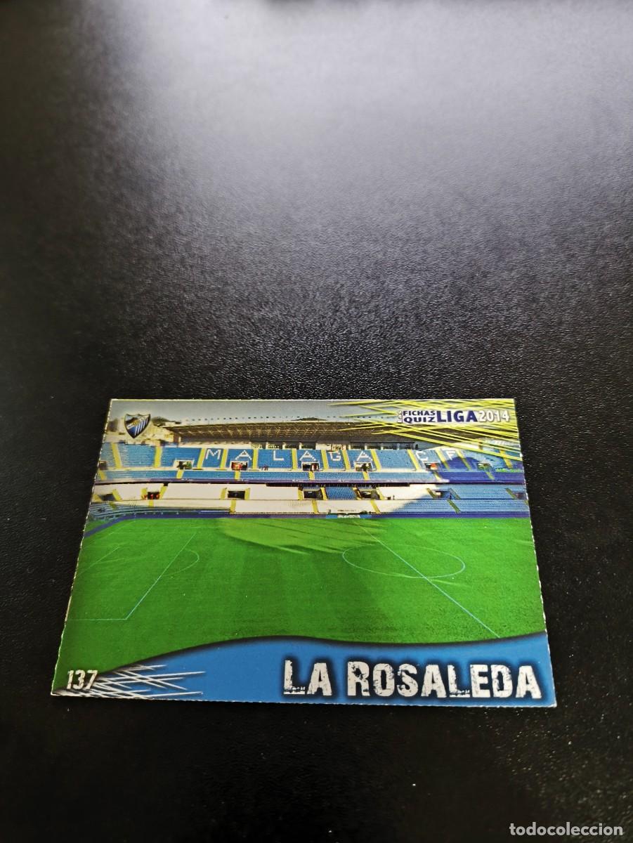 Cromos de Futebol: 137 LA ROSALEDA FONDO MATE MALAGA MUNDICROMO LIGA 2013 2014 13 14 NO PANINI ESTE MEGACRACKS