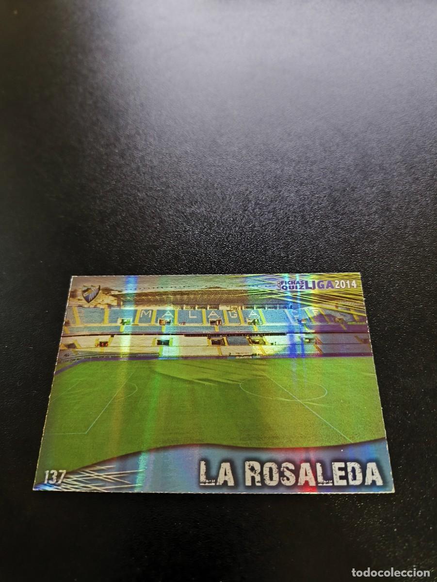 Cromos de Futebol: 137 LA ROSALEDA FONDO RAYAS MALAGA MUNDICROMO LIGA 2013 2014 13 14 NO PANINI ESTE MEGACRACKS