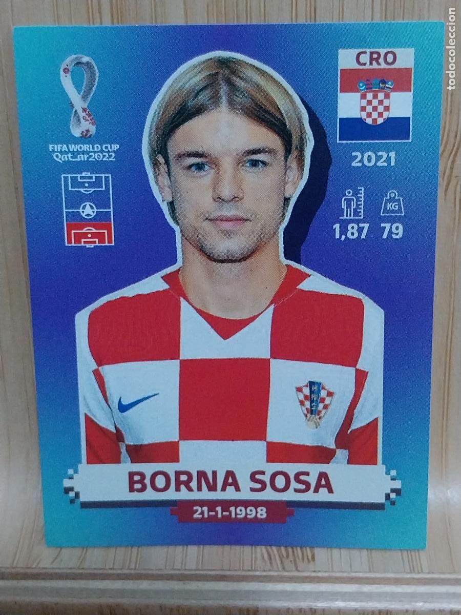 Cromos de Futebol: SOSA CROACIA CRO 9 QATAR 2022 PANINI CROMO SIN PEGAR NUNCA ORIGINAL *