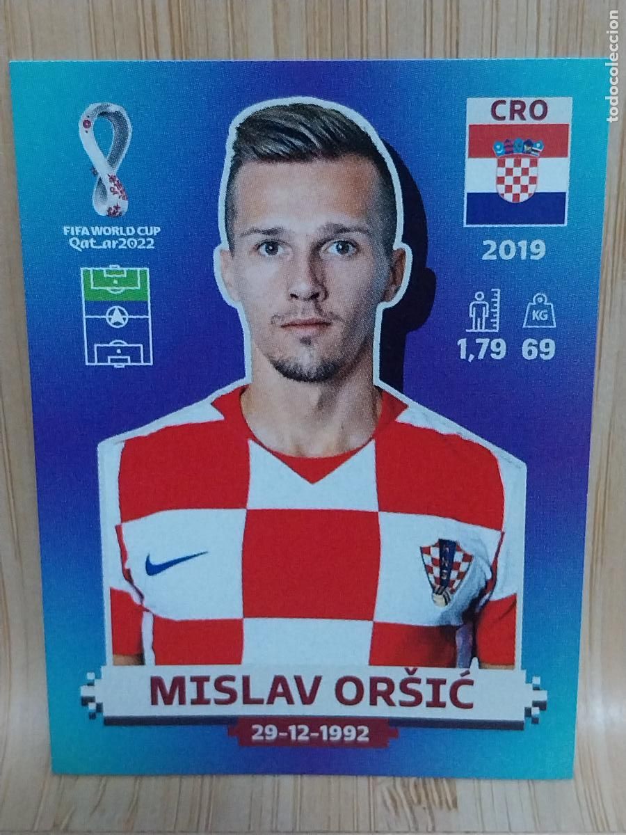 Cromos de Futebol: ORSIC CROACIA CRO 20 QATAR 2022 PANINI CROMO SIN PEGAR NUNCA ORIGINAL *