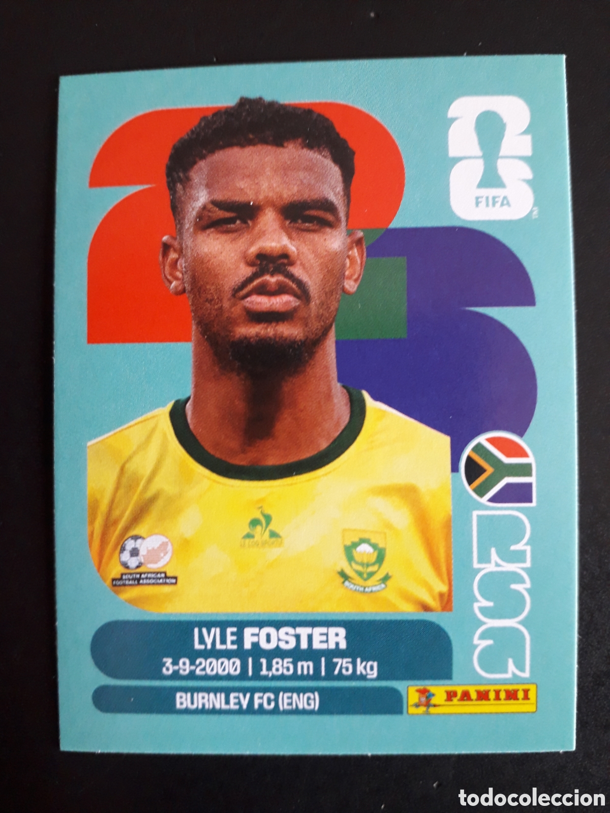Cromos de F&uacute;tbol: FOSTER SUD&Aacute;FRICA RSA 17 MUNDIAL F&Uacute;TBOL 2026 FIFA WORLD CUP PANINI SIN PEGAR PEDIDO M&Iacute;NIMO 3&euro;