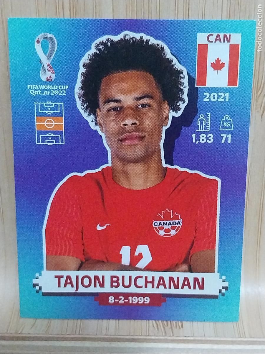 Cromos de F&uacute;tbol: BUCHANAN CANADA CAN 11 QATAR 2022 PANINI CROMO SIN PEGAR NUNCA ORIGINAL
