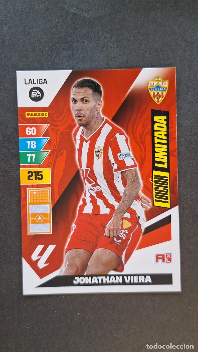Cromos de F&uacute;tbol: L1 JONATHAN VIERA U. D. ALMERIA EDICION LIMITADA ADRENALYN XL LIGA 2023/2024 23 24 PANINI