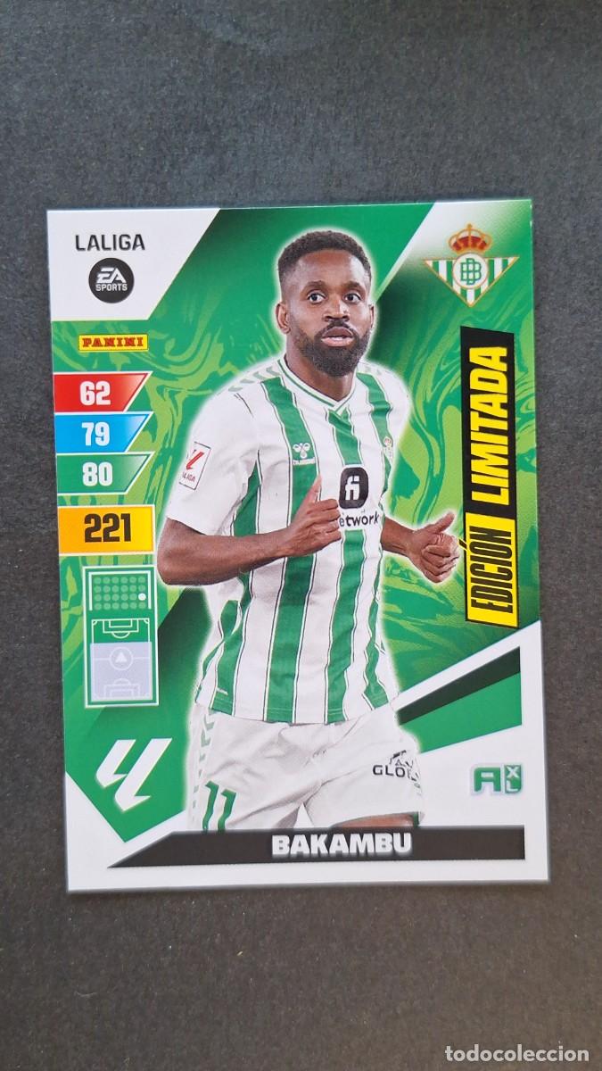 Cartes &agrave; collectionner de Football: L1 BAKAMBU REAL BETIS BALOMPIE EDICION LIMITADA ADRENALYN XL LIGA 2023/2024 23 24 PANINI