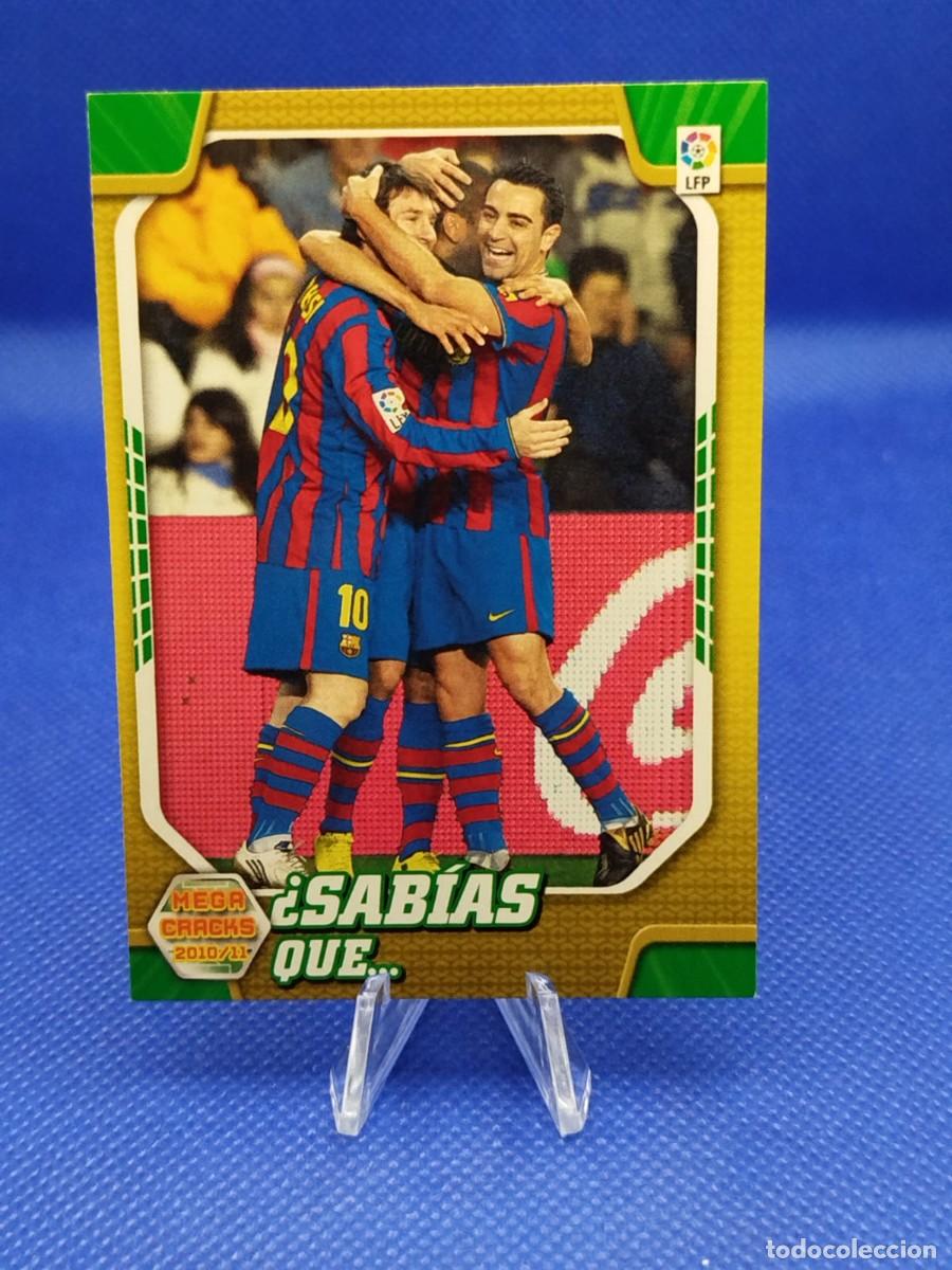 Cartes &agrave; collectionner de Football: #408 LIONEL MESSI FC BARCELONA 2010 2011 PANINI MEGACRACKS MGK &rdquo;&iquest;SABIAS QUE...&rdquo;