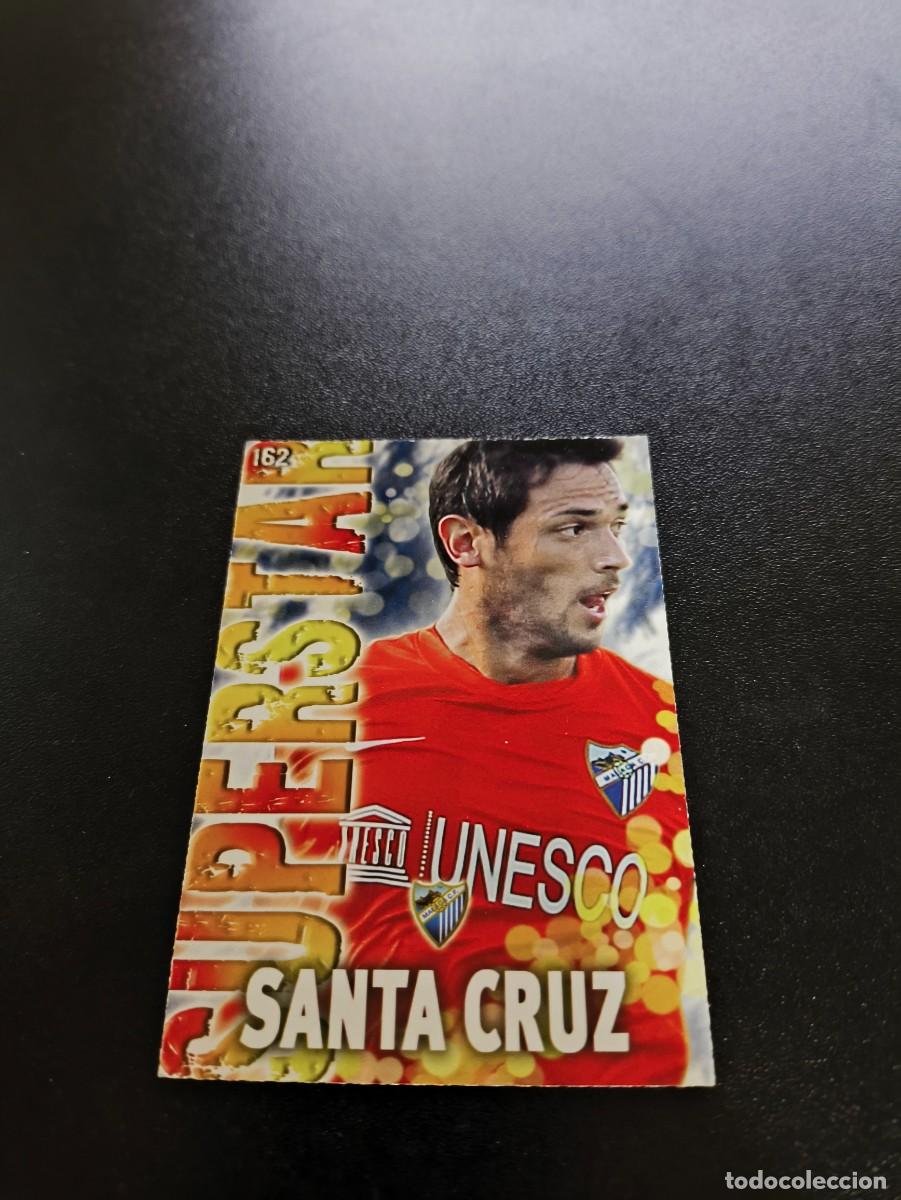 Cromos de F&uacute;tbol: 162 SANTA CRUZ SUPERSTAR FONDO MATE MALAGA MUNDICROMO LIGA 2013 2014 13 14 NO PANINI ESTE MEGACRACKS