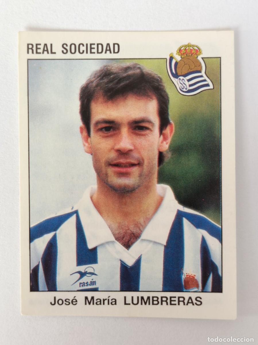 Cromos de F&uacute;tbol: #267 LUMBRERAS (REAL SOCIEDAD) LIGA 93/94 PANINI