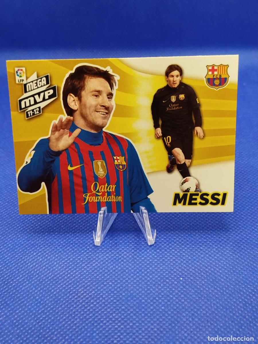 Cromos de F&uacute;tbol: #424 LIONEL MESSI FC BARCELONA 2011 2012 PANINI MEGACRACKS MGK 11 12 &rdquo;MEGA MVP&rdquo;