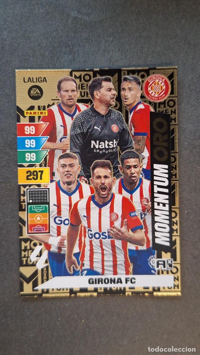 Cartes &agrave; collectionner de Football: L1 GIRONA F. C. MOMENTUM ORO ADRENALYN XL LIGA 2023/2024 23 24 PANINI