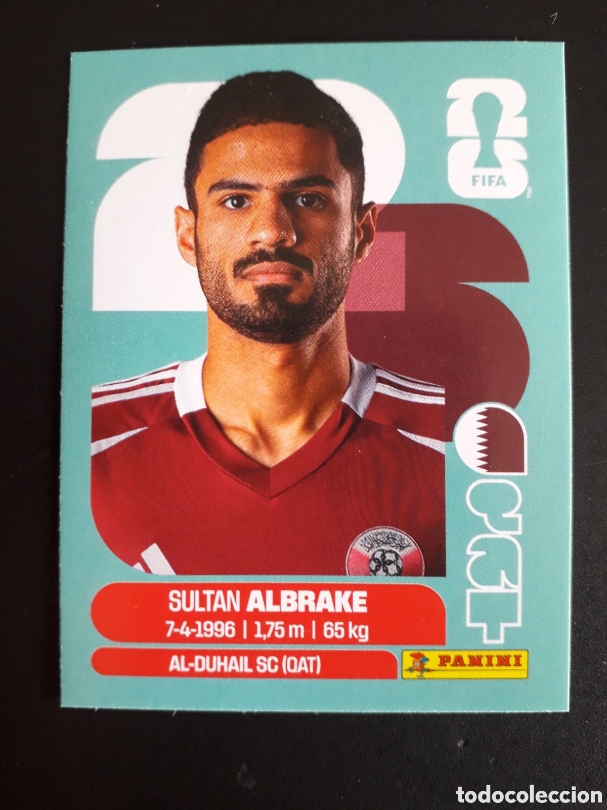 Cromos de Futebol: ALBRAKE QATAR QAT 3 MUNDIAL F&Uacute;TBOL 2026 FIFA WORLD CUP PANINI SIN PEGAR PEDIDO M&Iacute;NIMO 3&euro;
