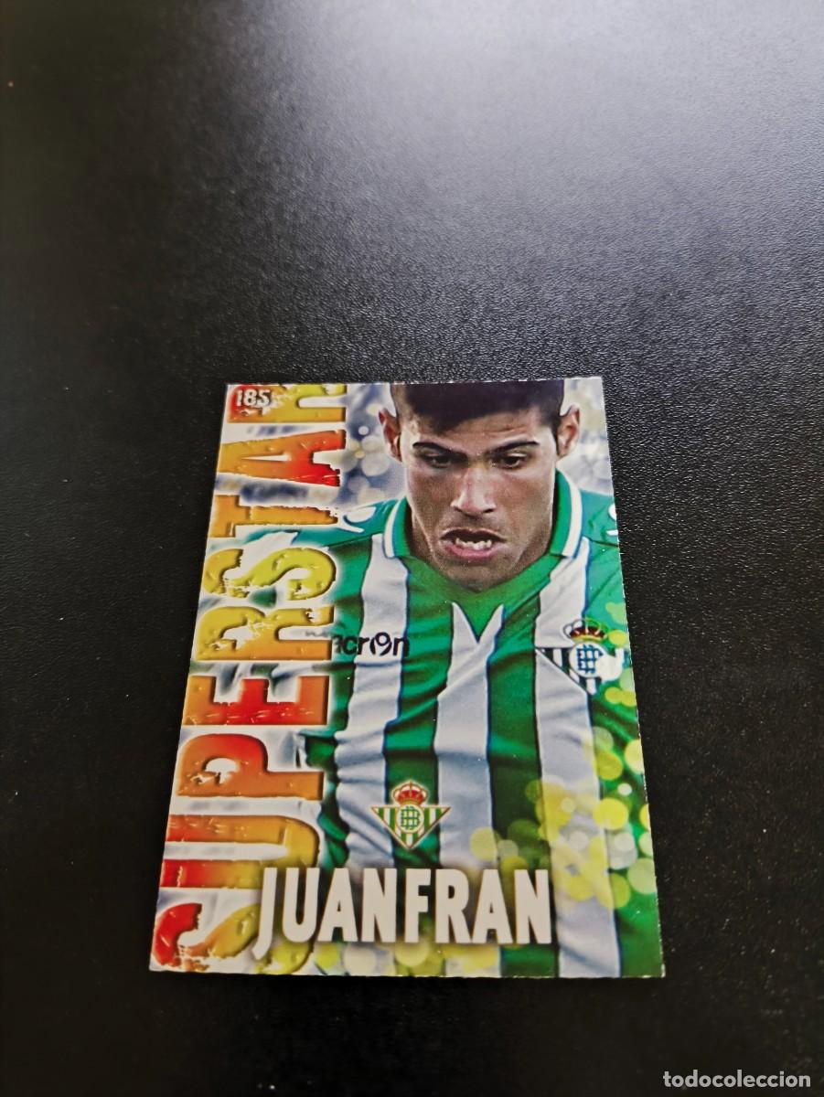 Fu&szlig;ball-Sticker: 185 JUANFRAN SUPERSTAR FONDO MATE BETIS MUNDICROMO LIGA 2013 2014 13 14 NO PANINI ESTE MEGACRACKS