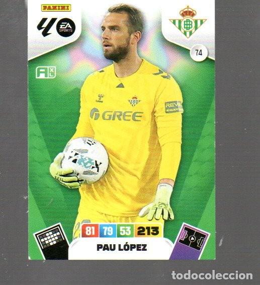 Cromos de Futebol: CROMOS DE FUTBOL XL. ADRENALYN PANINI DEL BETIS N&ordm; 74 PAU L&Oacute;PEZ
