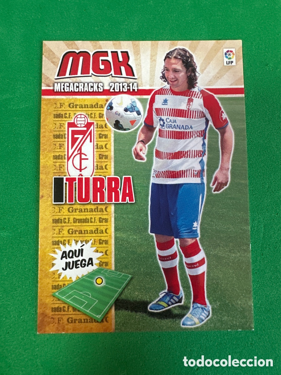 Cromos de Futebol: 446 ITURRA(GRANADA) NUEVO FICHAJE MEGACRACKS 2013-2014 13 14 PANINI TRADING CARD