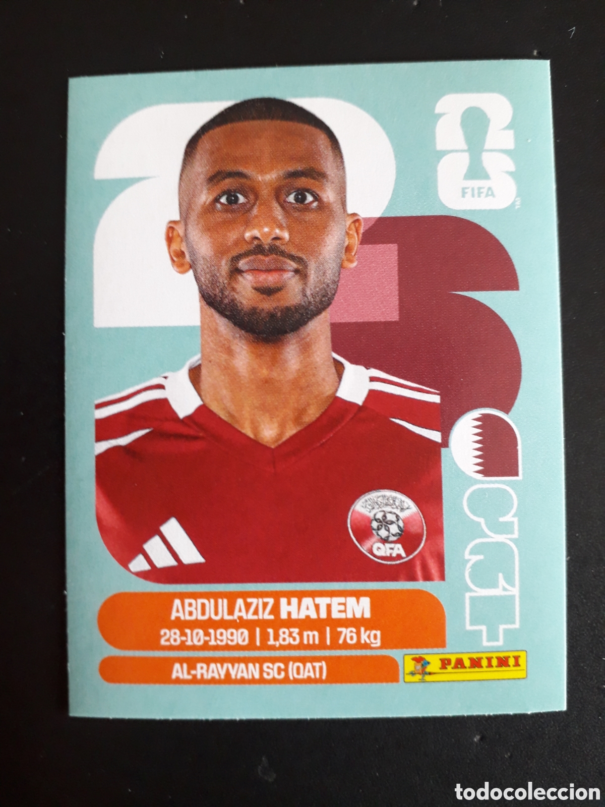 Cromos de Futebol: HATEM QATAR QAT 15 MUNDIAL F&Uacute;TBOL 2026 FIFA WORLD CUP PANINI SIN PEGAR PEDIDO M&Iacute;NIMO 3&euro;