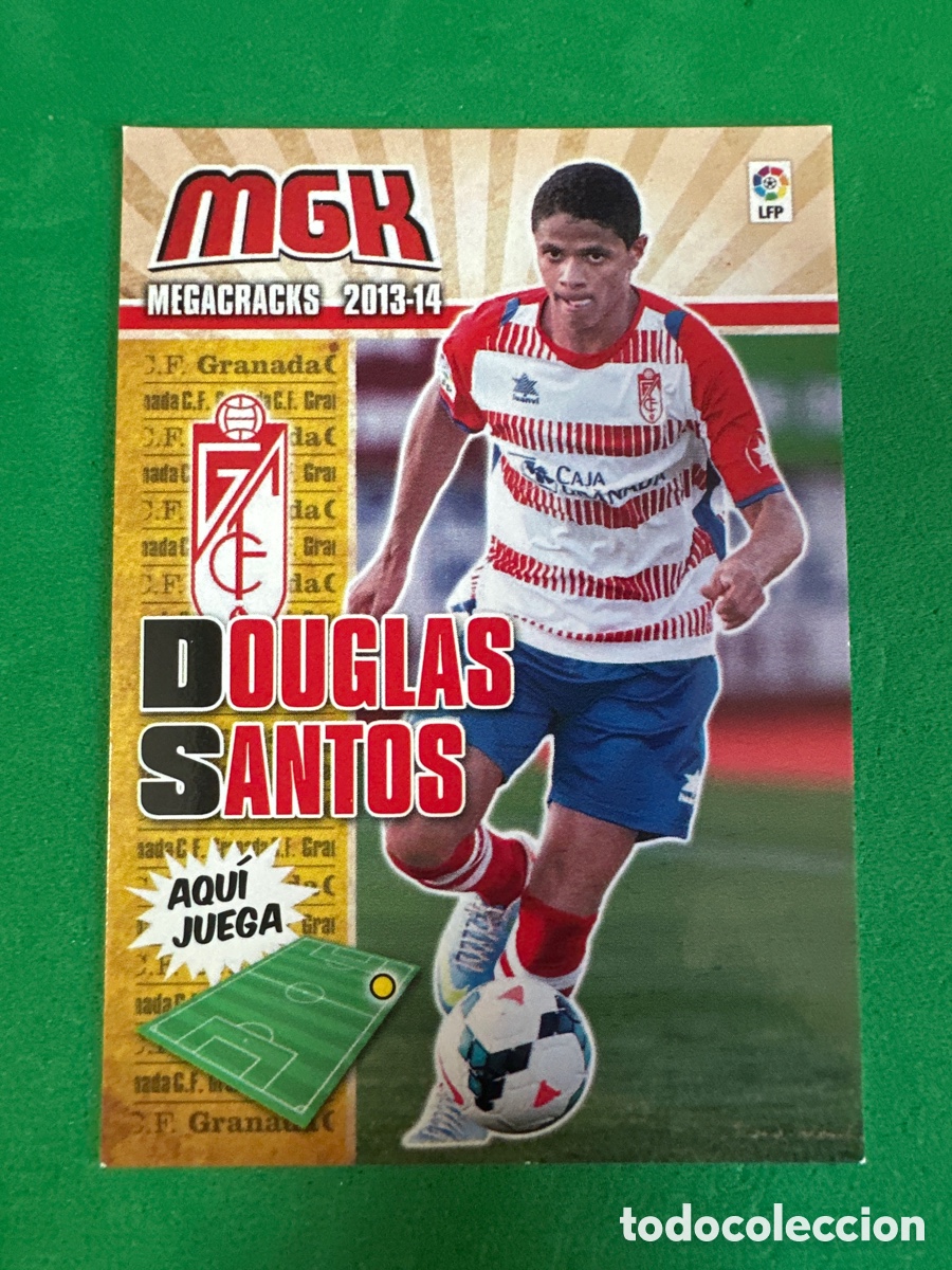 Cromos de Futebol: 471 DOUGLAS SANTOS(GRANADA) NUEVO FICHAJE MEGACRACKS 2013-2014 13 14 PANINI TRADING CARD