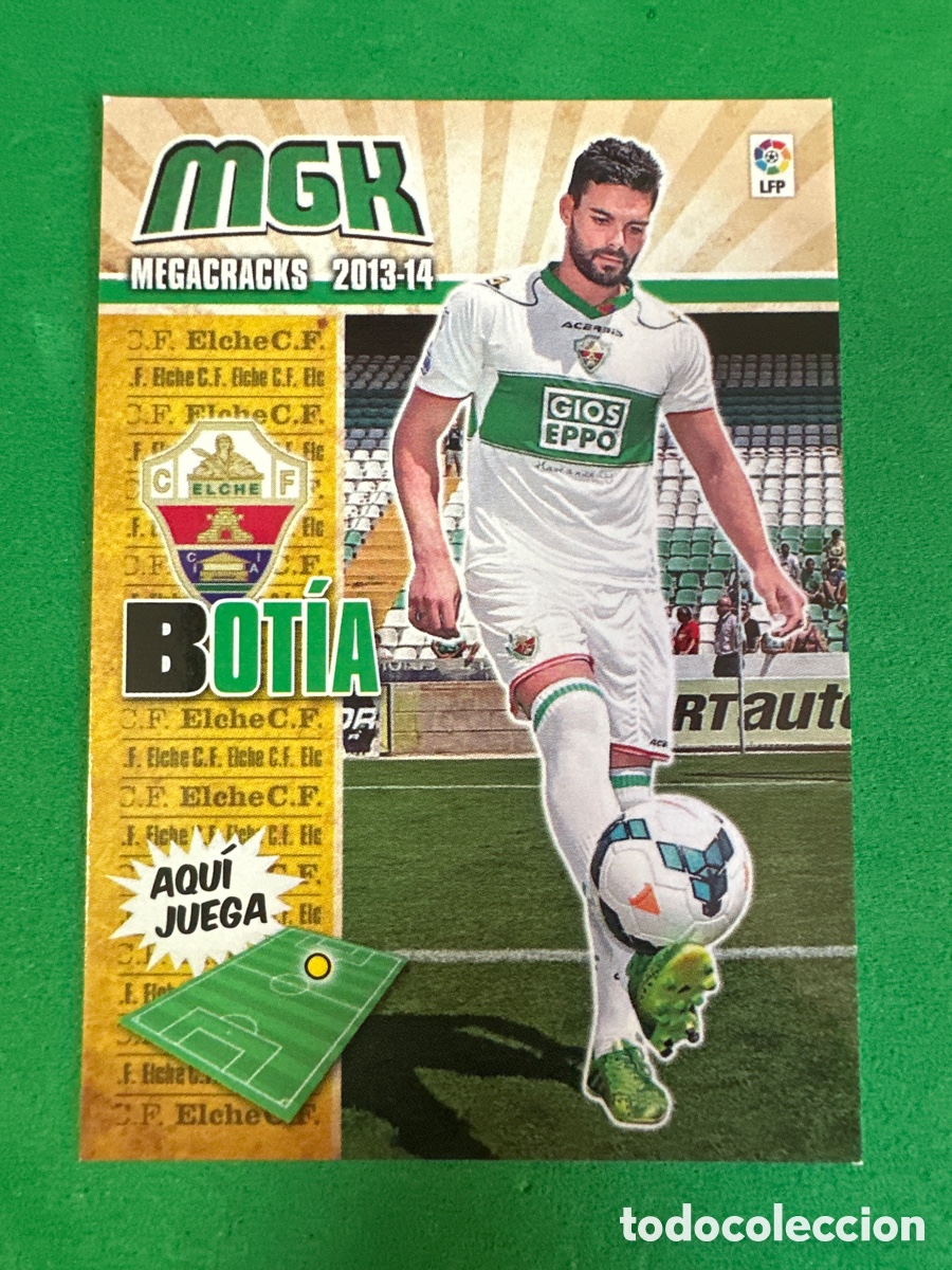 Cromos de Futebol: 472 BOT&Iacute;A (ELCHE) NUEVO FICHAJE MEGACRACKS 2013-2014 13 14 PANINI TRADING CARD