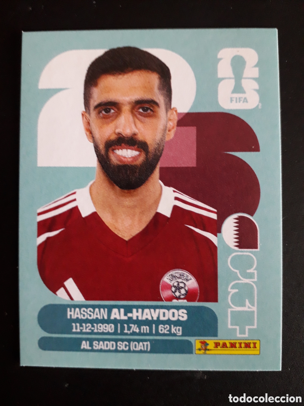 Cromos de F&uacute;tbol: AL HAYDOS QATAR QAT 16 MUNDIAL F&Uacute;TBOL 2026 FIFA WORLD CUP PANINI SIN PEGAR PEDIDO M&Iacute;NIMO 3&euro;