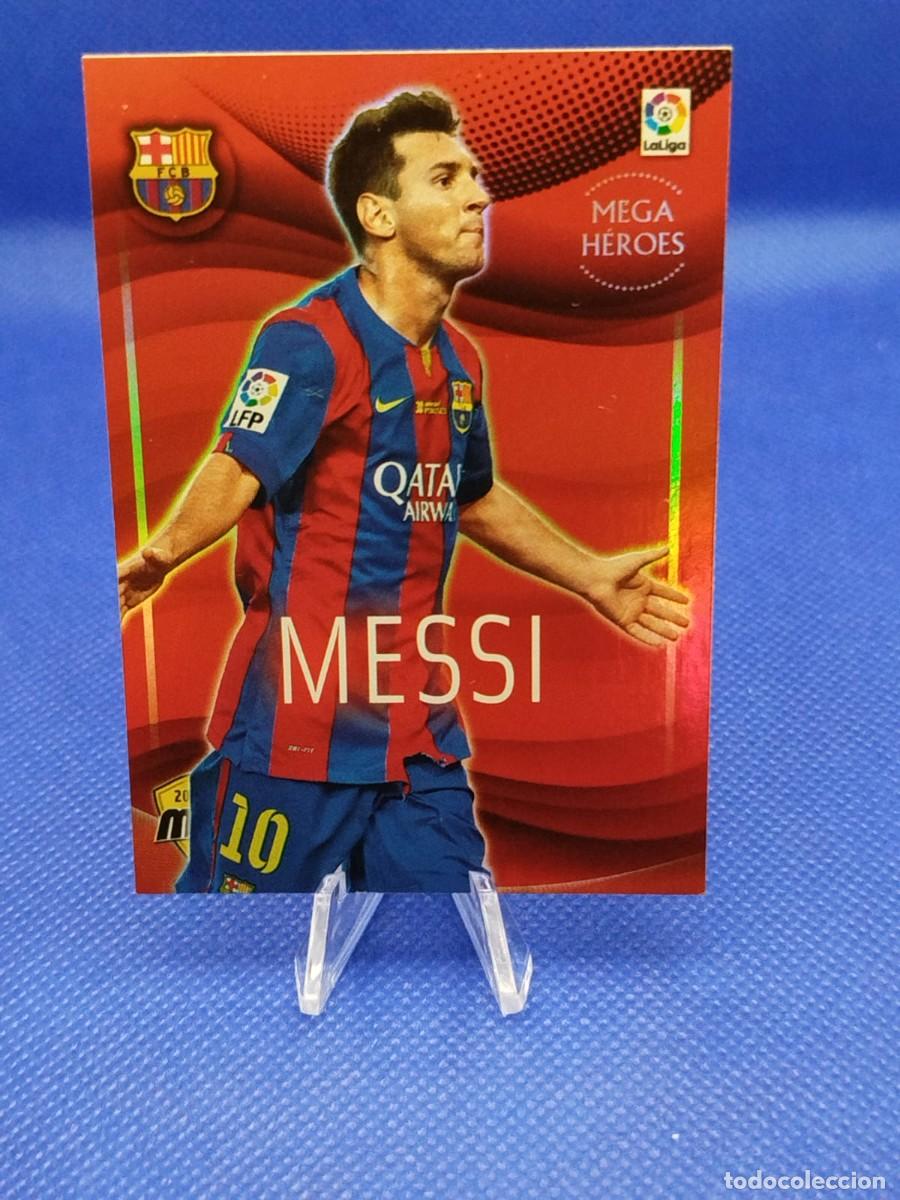 Fu&szlig;ball-Sticker: #80 LIONEL MESSI FC BARCELONA 2015 2016 PANINI MEGACRACKS MGK 15 16 &rdquo;MEGA HEROES&rdquo;