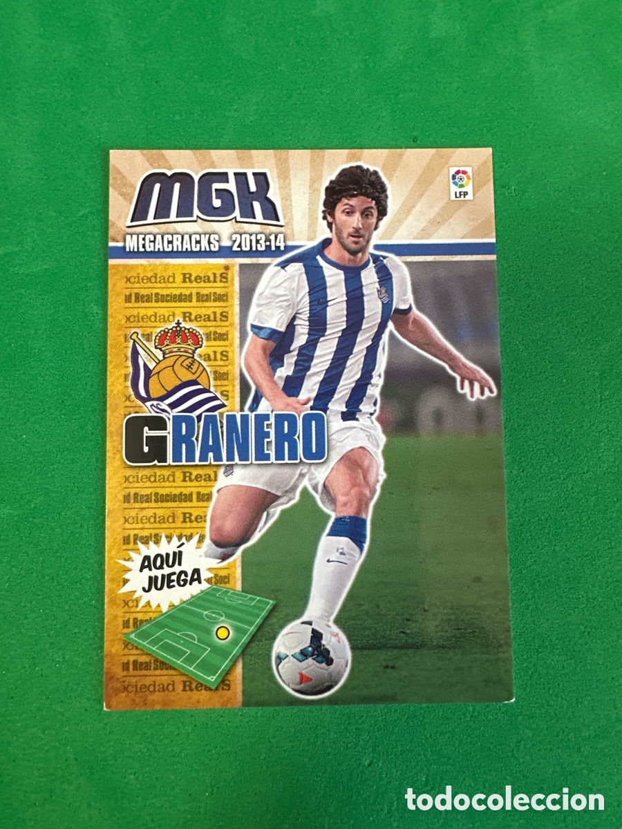 Football Stickers: 483 GRANERO(R.SOCIEDAD) NUEVO FICHAJE MEGACRACKS 2013-2014 13 14 PANINI TRADING CARD