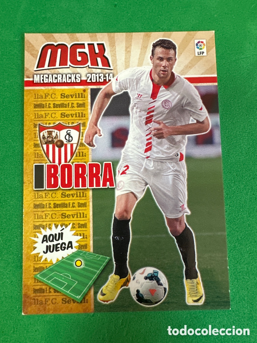 Football Stickers: 485 IBORRA (SEVILLA) NUEVO FICHAJE MEGACRACKS 2013-2014 13 14 PANINI TRADING CARD