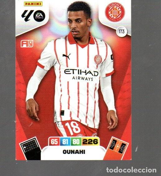 Cromos de F&uacute;tbol: CROMOS DE FUTBOL XL. ADRENALYN PANINI DEL GIRONA N&ordm; 173 GUNAHI